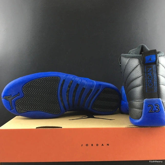 Kick Theory 4155 12 Jordan Premium Game Royal Retro 130690- Black 1027